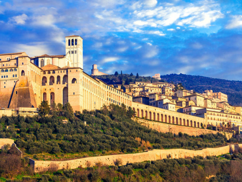 veduta di assisi